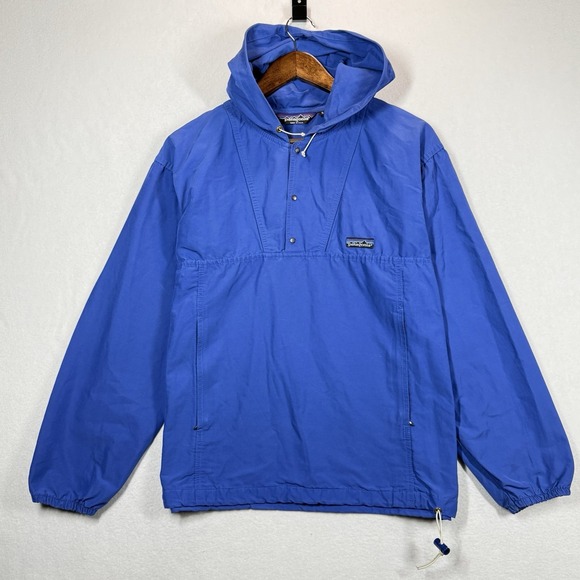 Patagonia Other - Patagonia Snap-T Anorak Mens S 1998 Blue Vintage Hooded Pullover Windbreaker USA